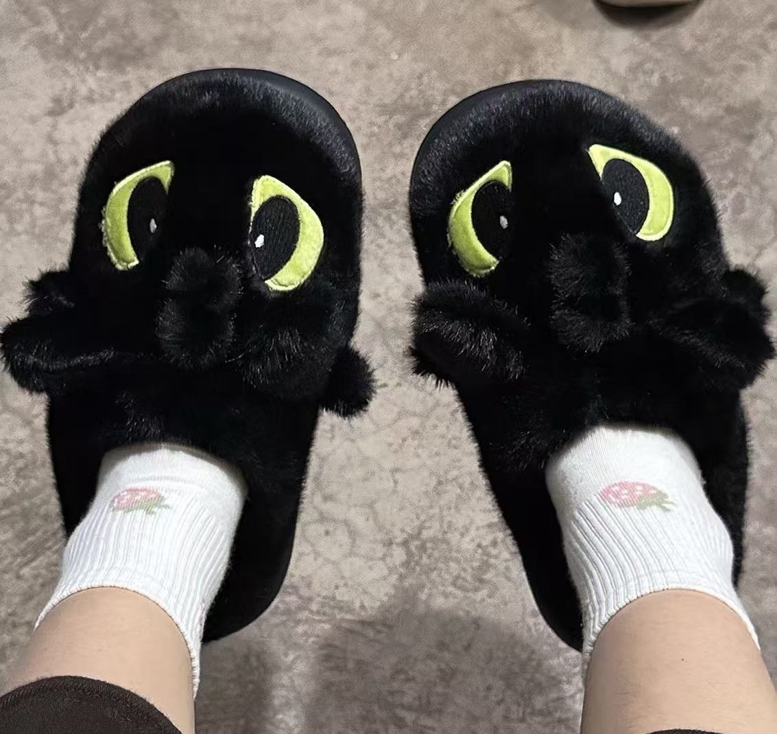 Winter Clothing Looks - Hot Winter Cute Toothless Slippers Shoes