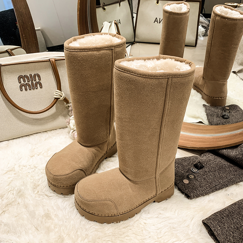Snow Boot Fur Lined - Big Head Ugly Cute Long Extra