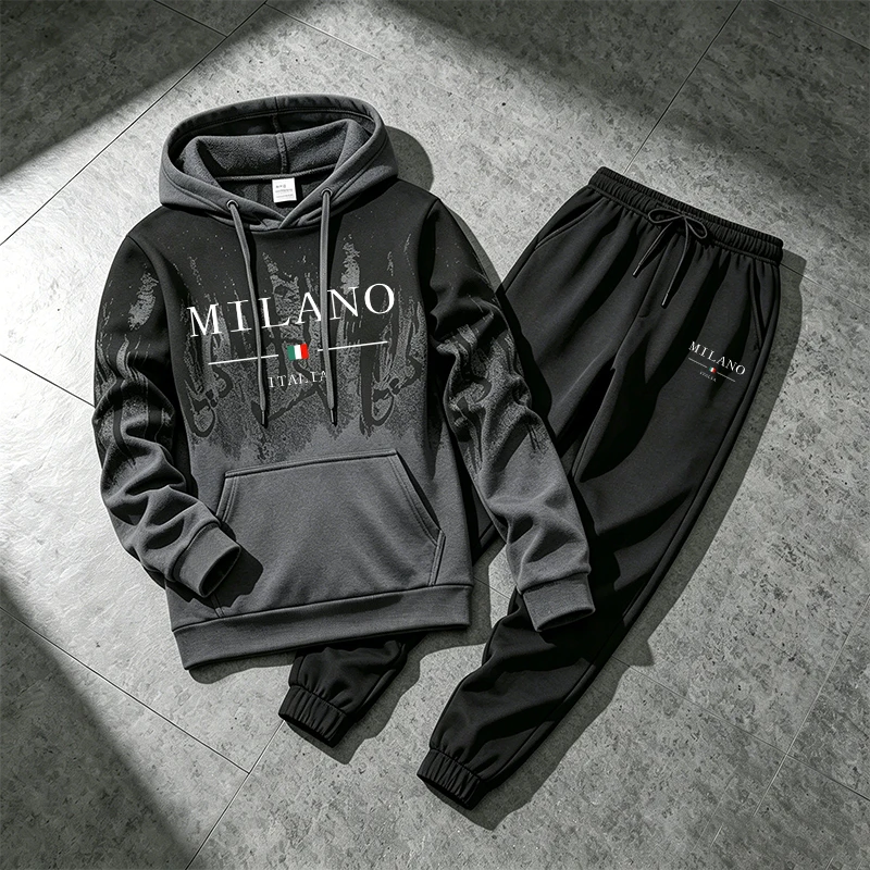 Winter Clothing Men - 2026 New Arrival Men's Tracksuit Hoodie&sweatpants