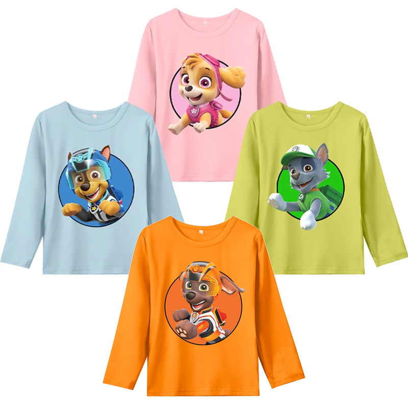 Winter Clothing Kids - Paw Patrol Long-sleeved T-shirt for Boys