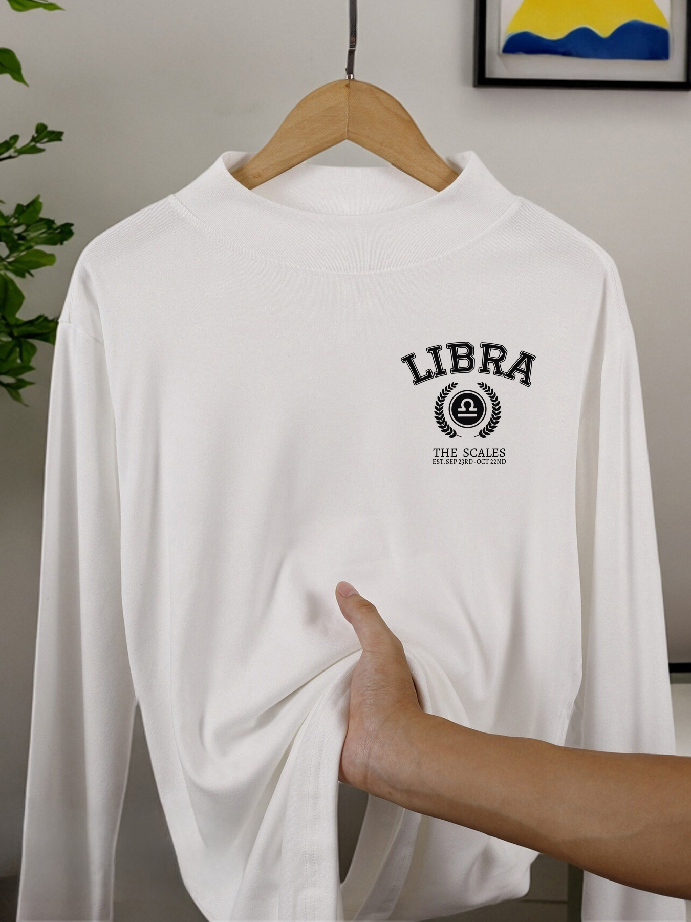 Winter Clothing Men - Libra The Scales Print Leisurewear For