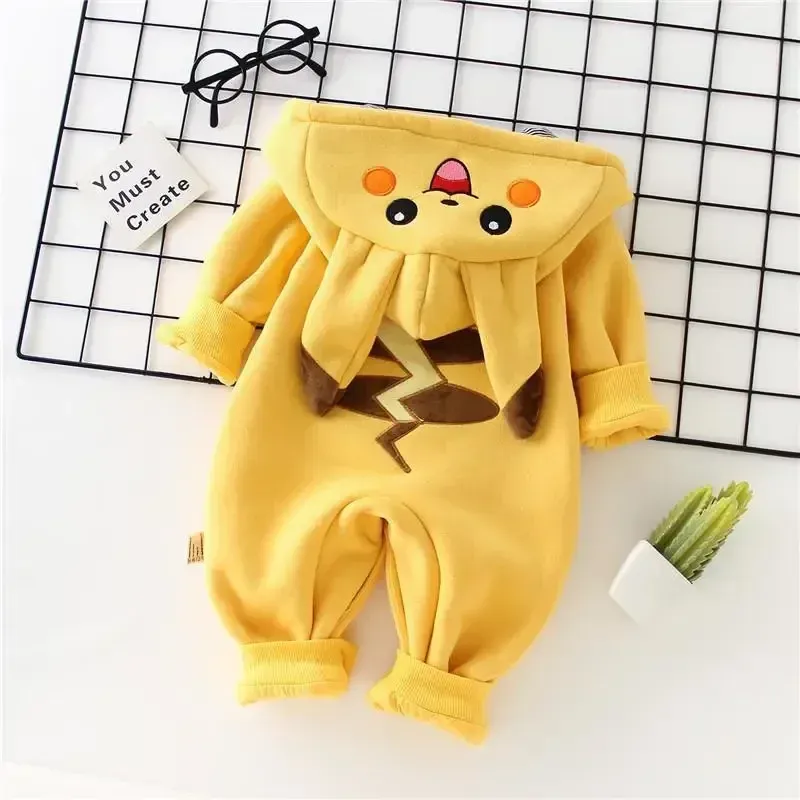 Winter Clothing Kids - New Cute Cartoon Pokemon Pikachu Baby