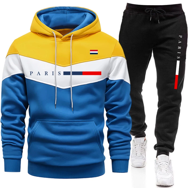 Winter Clothing Men - Urban Casual Fashion Hoodie Sportswear Paris