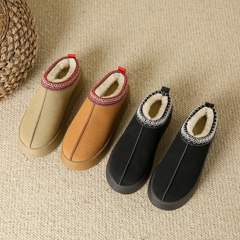 Winter Clothing Material - Designer Winter Platform Slippers Ultra Mini