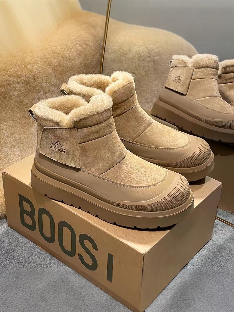Snow Boot Fur Lined - Northeast Men's Snow Boots Fleece Lined