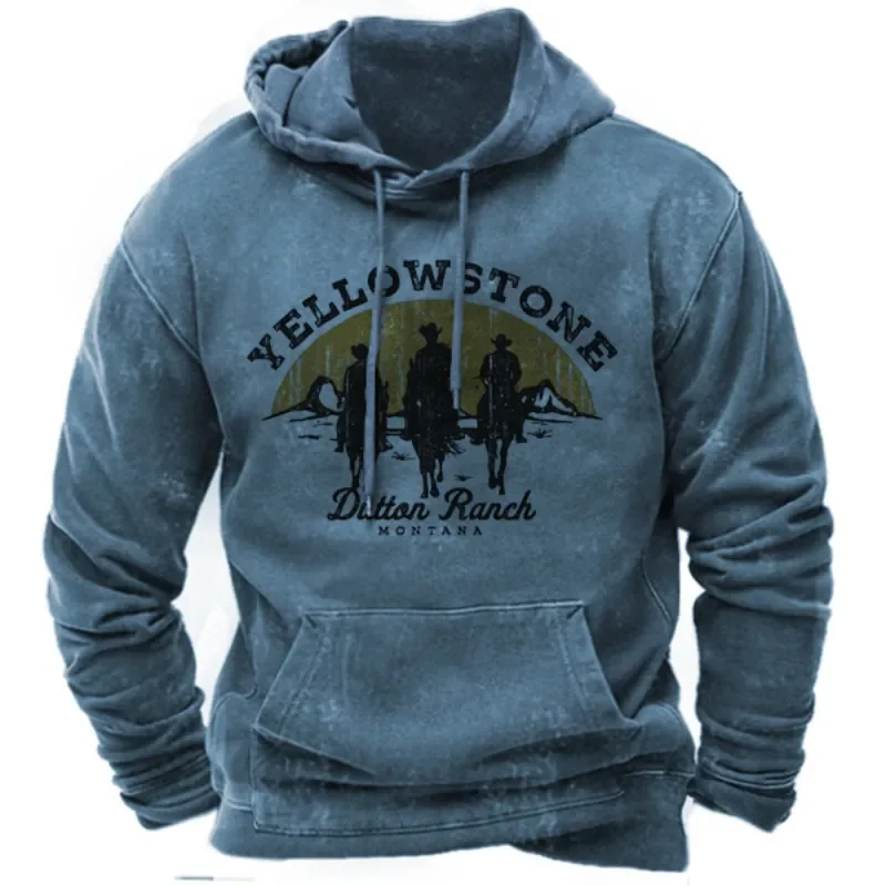 Winter Clothing Dress Up - Autumn Winter Vintage Men's Hoodie Streetwear