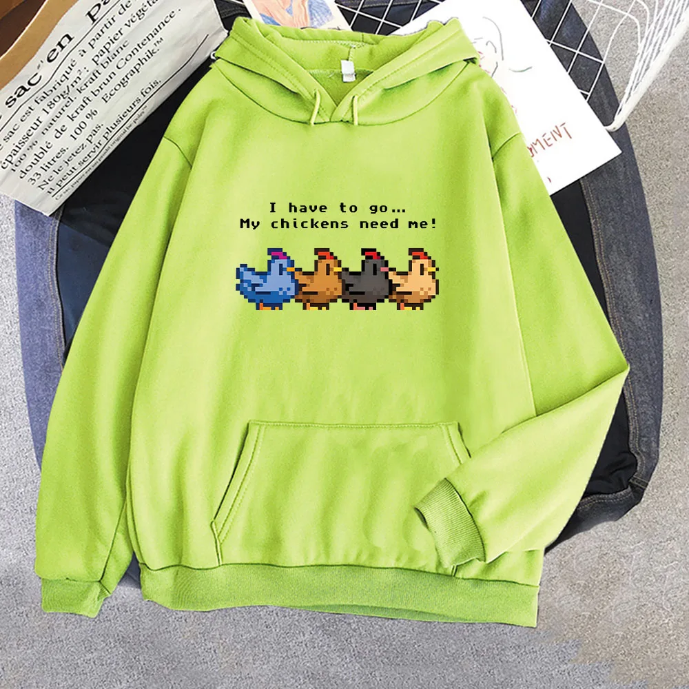 Winter Clothing Stardew Valley - Stardew Valley Cartoon Hoodie Long-sleeved Kawaii