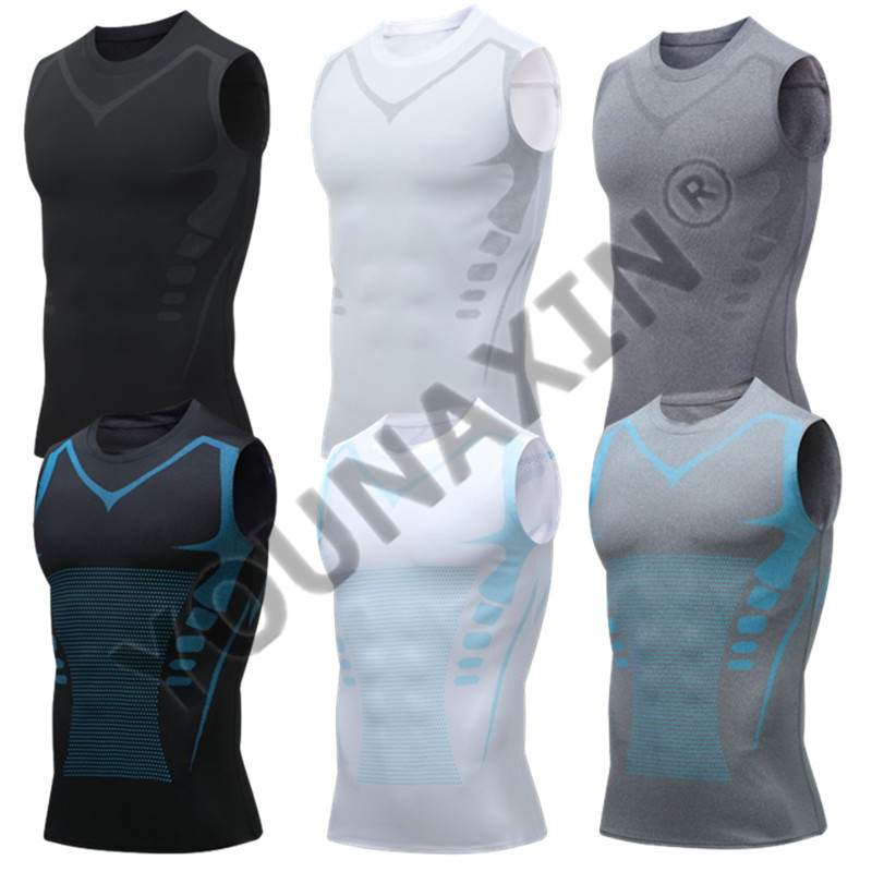 Winter Clothing Men - 3 Pieces Men's Sleeveless T-Shirts Base