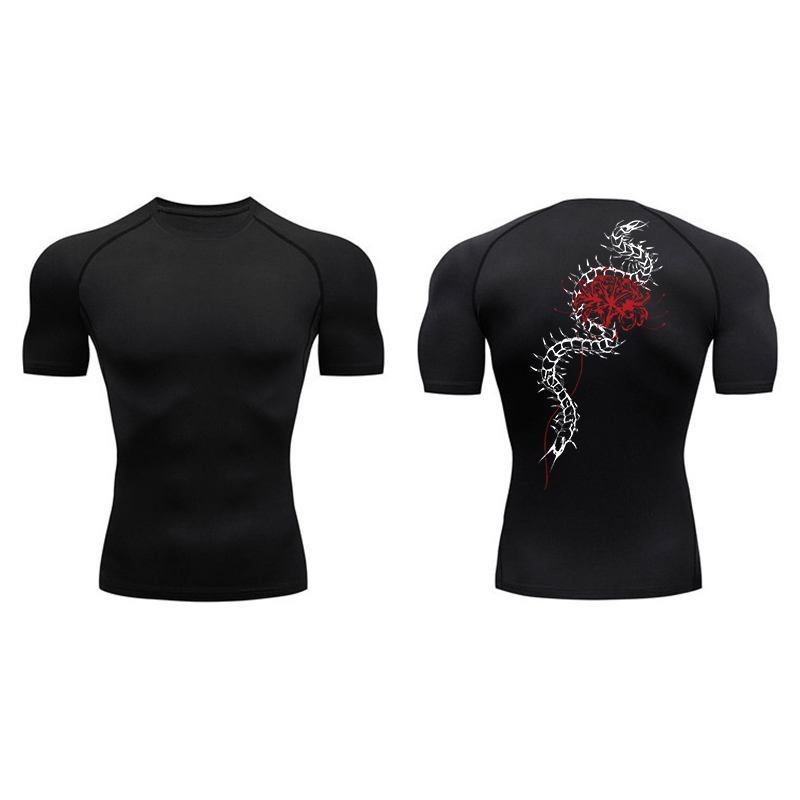 Winter Clothing Men - Men Quick Dry Splicing Short-Sleeved T-Shirt