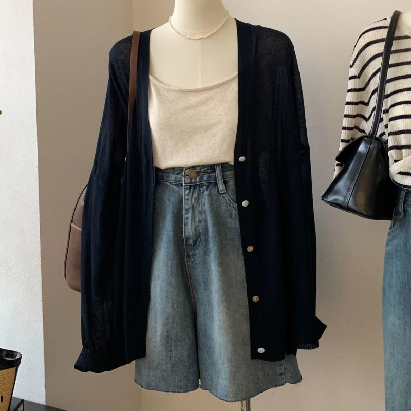 Cardigans Women Baggy Sun-proo - مراجعة Winter Sun Clothing وسعره