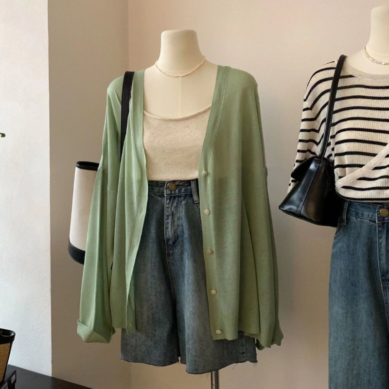 Cardigans Women Baggy Sun-proo - مراجعة Winter Sun Clothing وسعره