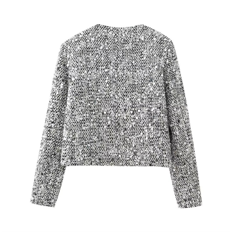 Party Club chic shiny Blazer s - مراجعة Winter Clothing Dress Up وسعره