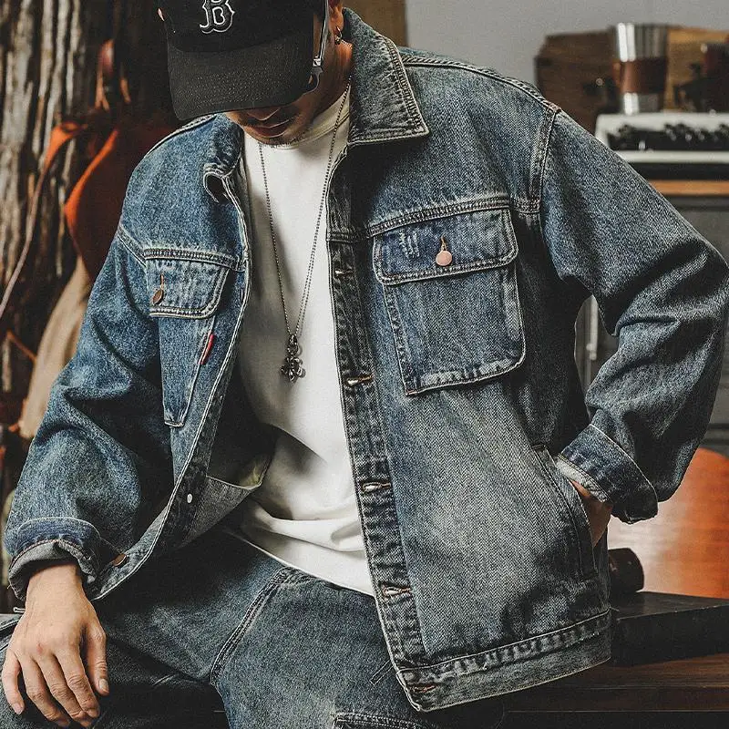 Trendy Loose Denim Jackets Man - مراجعة Quality Winter Clothing Jacket وسعره