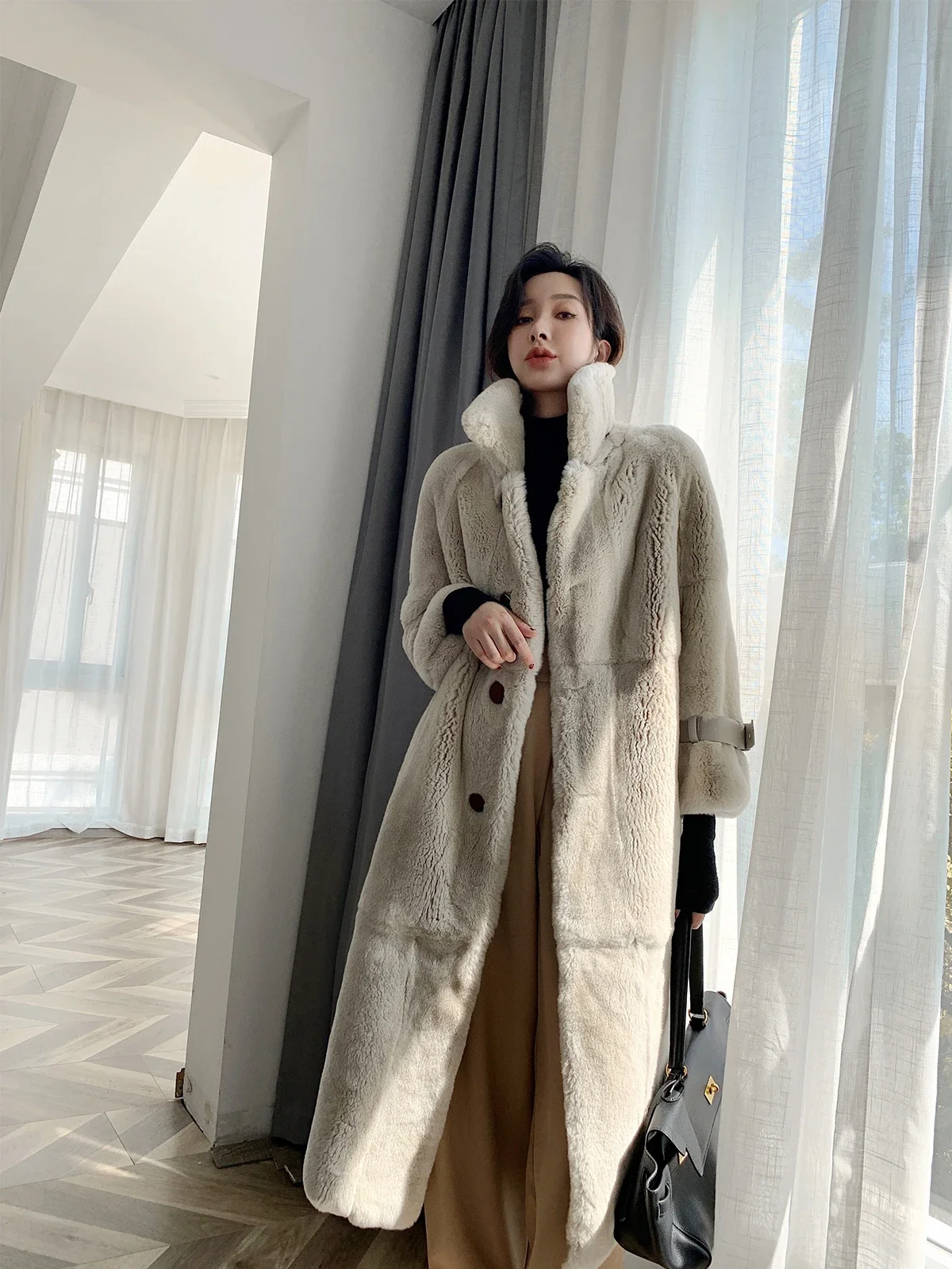High Quality Real Rex Rabbit F - مراجعة Quality Winter Clothing Jacket وسعره