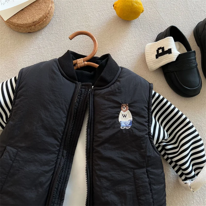 Boys and girls' outerwear embr - مراجعة Winter Clothing Looks وسعره