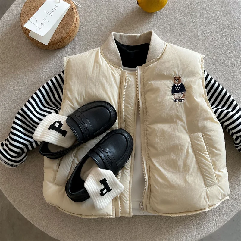 Boys and girls' outerwear embr - مراجعة Winter Clothing Looks وسعره