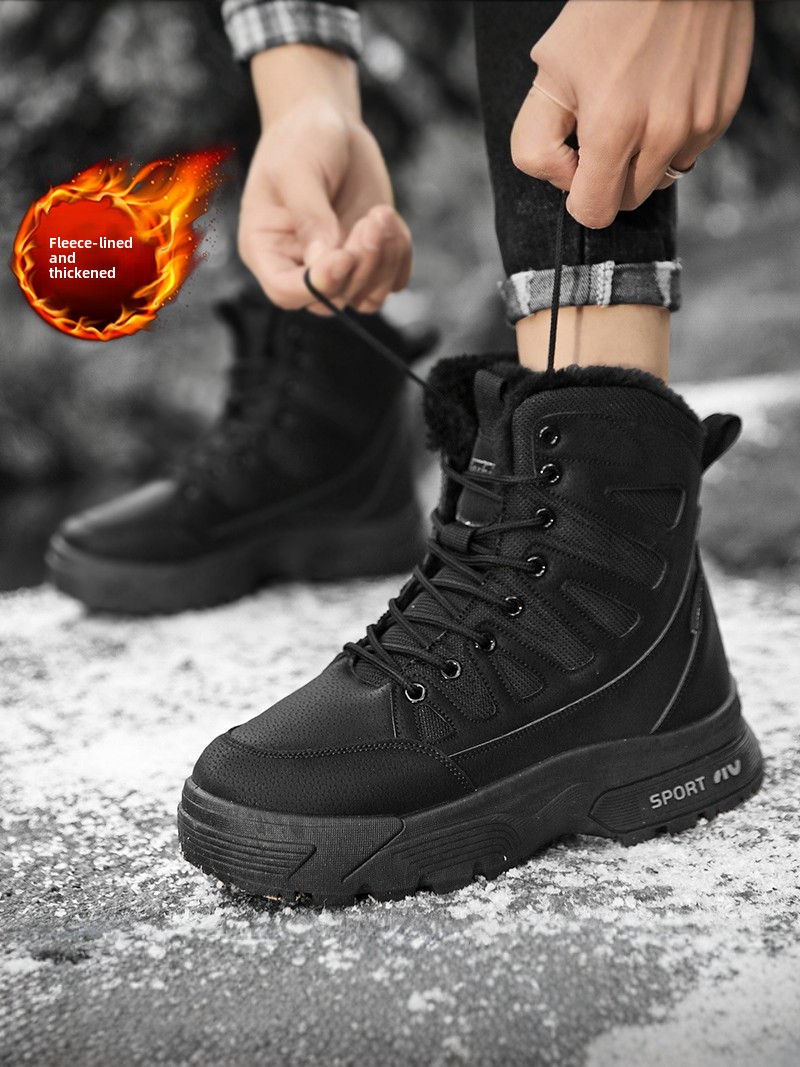 Men's Winter Outdoor Casual Hi - مراجعة Snow Boot Fur Lined وسعره