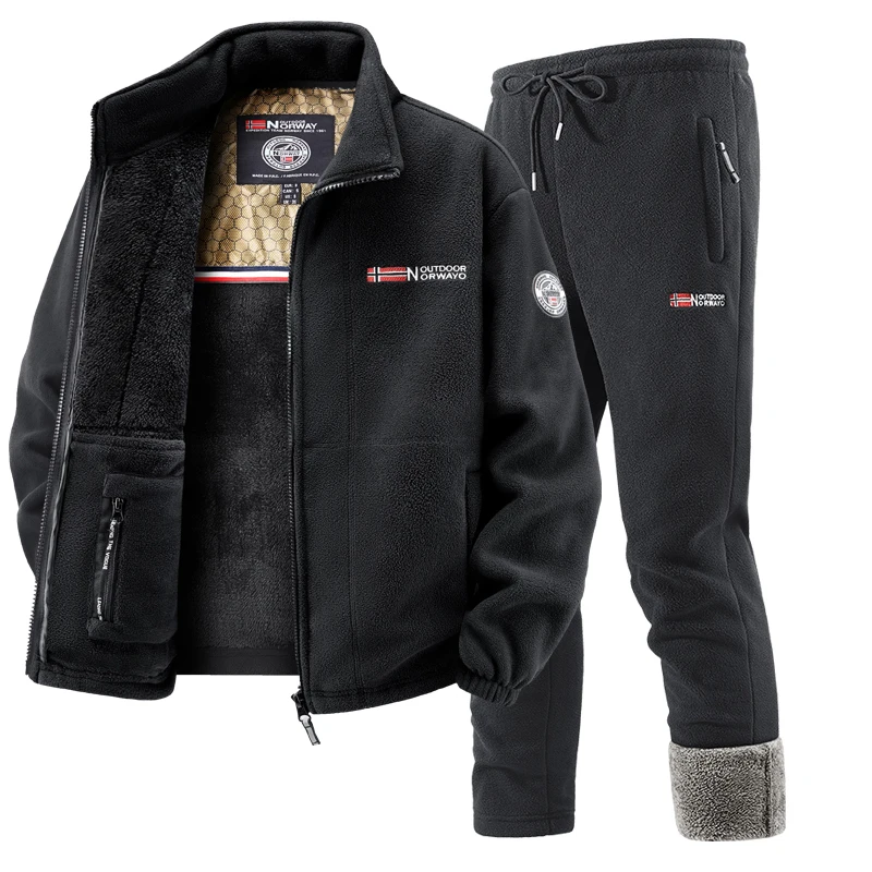 Mens Winter Fleece Tracksuit S - مراجعة Winter Clothing Men وسعره
