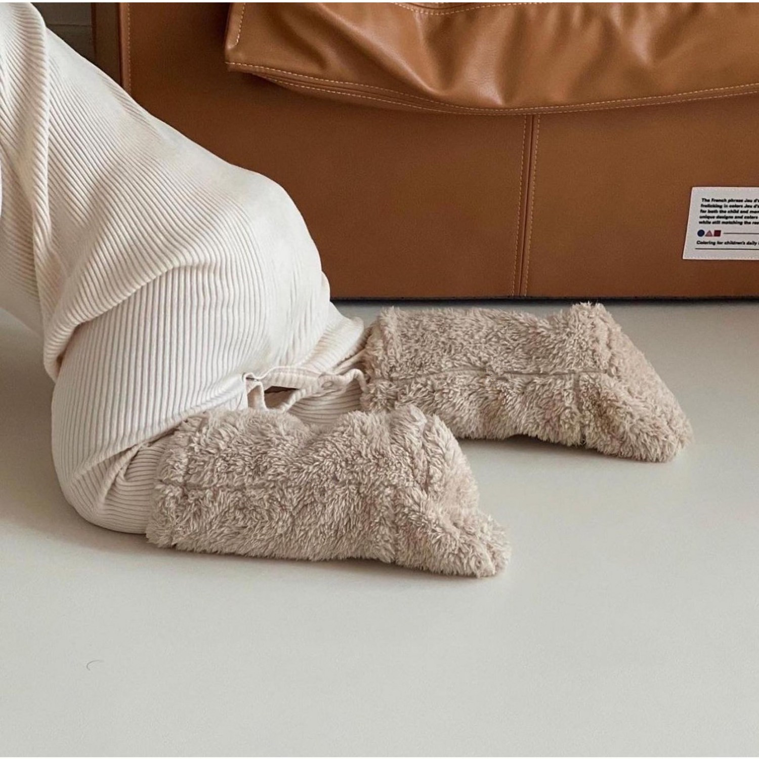 Warm Winter Baby Socks Coral F - مراجعة Winter Clothing Baby وسعره