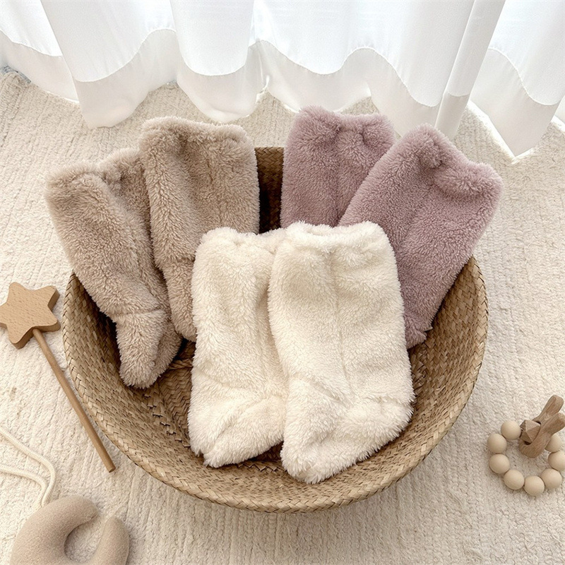 Warm Winter Baby Socks Coral F - مراجعة Winter Clothing Baby وسعره
