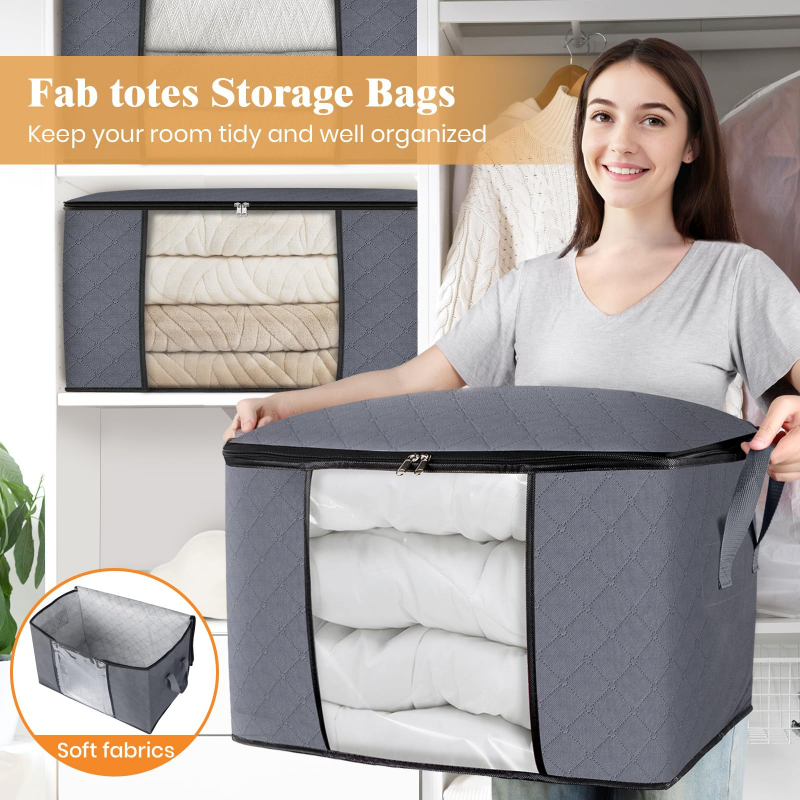 Large Foldable Storage Bag Clo - مراجعة Winter Clothing Storage وسعره