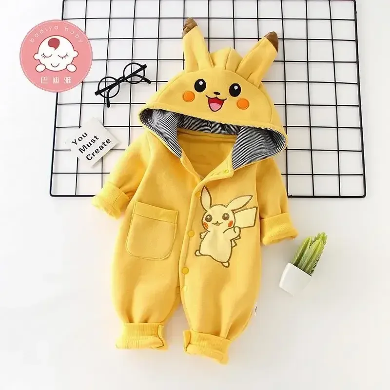 New Cute Cartoon Pokemon Pikac - مراجعة Winter Clothing Kids وسعره