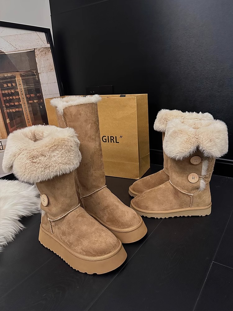Winter Plush Lined Extra Warm  - مراجعة Snow Boot Fur Lined وسعره