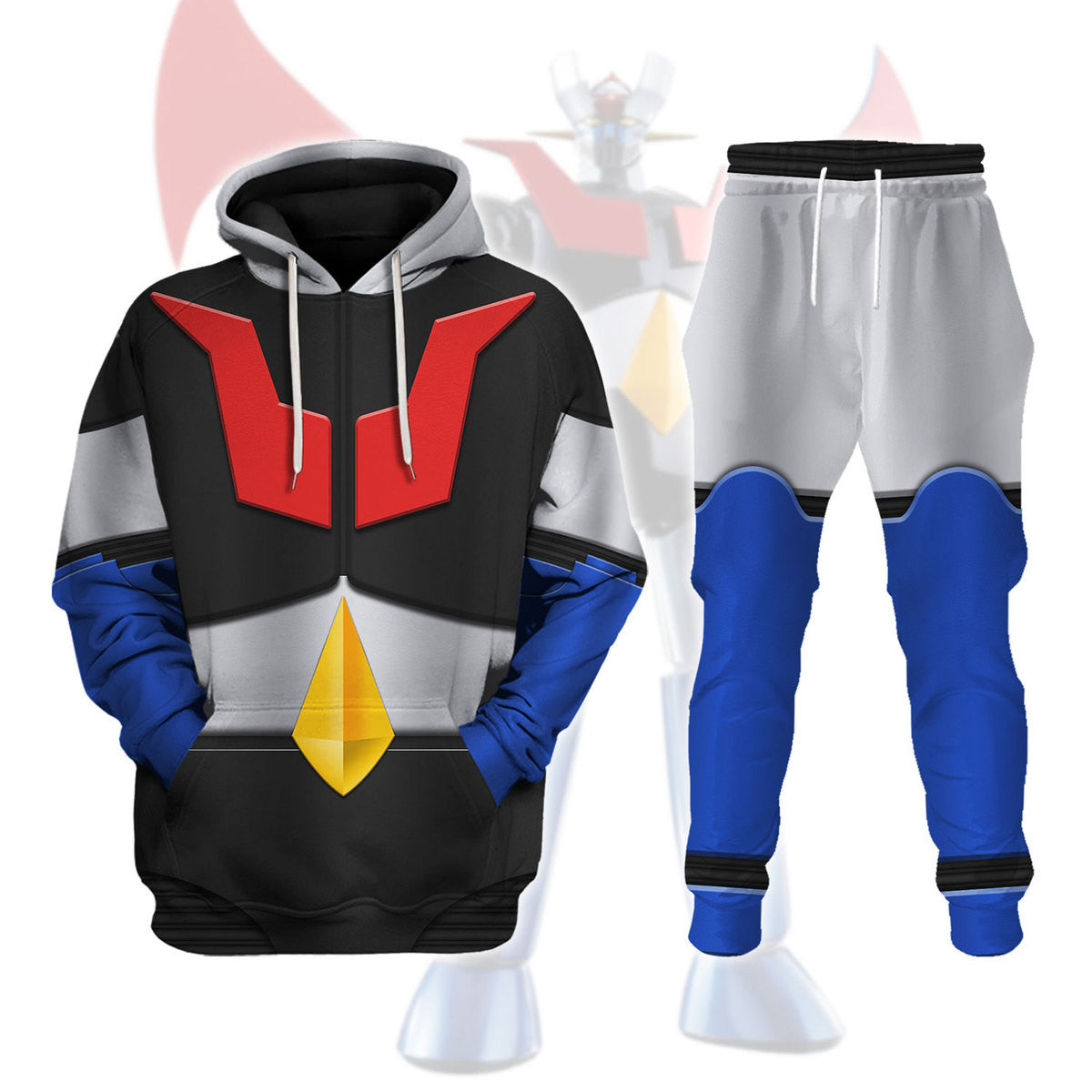 Anime Mazinger Z Cosplay 3D Pr - مراجعة Winter Clothing Men وسعره
