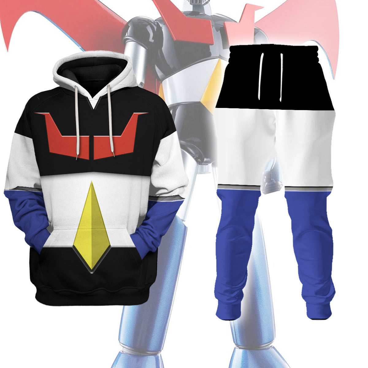 Anime Mazinger Z Cosplay 3D Pr - مراجعة Winter Clothing Men وسعره
