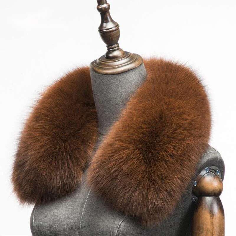 Winter Natural Fox Fur Scarf S - مراجعة Winter Clothing Men وسعره