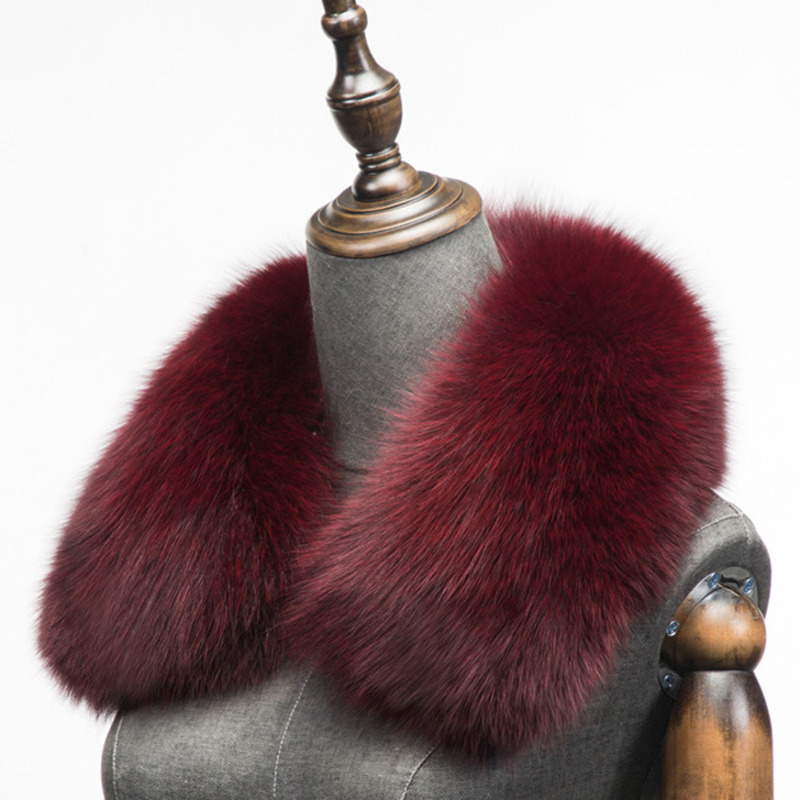 Winter Natural Fox Fur Scarf S - مراجعة Winter Clothing Men وسعره
