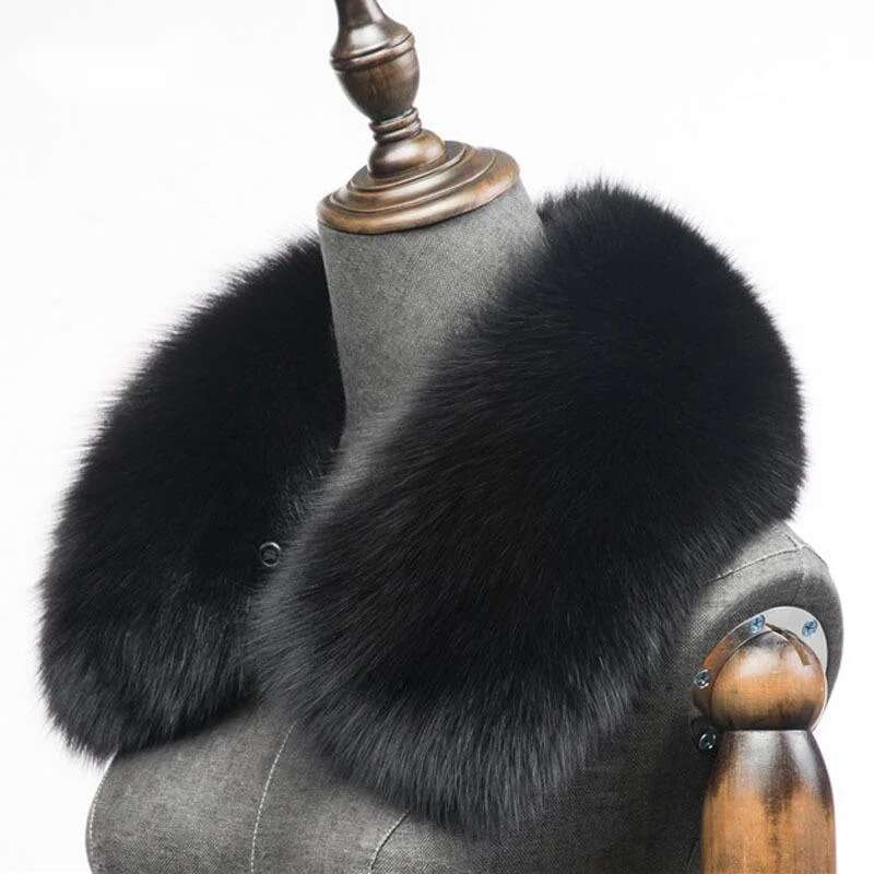 Winter Natural Fox Fur Scarf S - مراجعة Winter Clothing Men وسعره