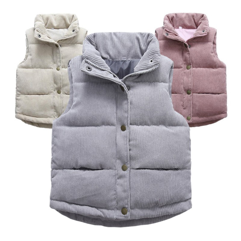 Kids Boys Girls Corduroy Vests - مراجعة Winter Clothing Kids وسعره