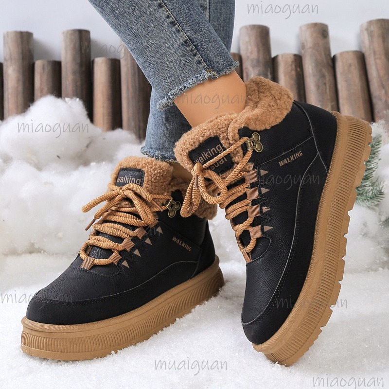 Plus Size 36-41 Winter Snow Bo - مراجعة Snow Boot Fur Lined وسعره