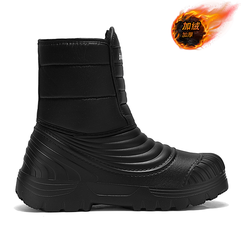 Waterproof Snow Boots Large Si - مراجعة Winter Clothing Material وسعره