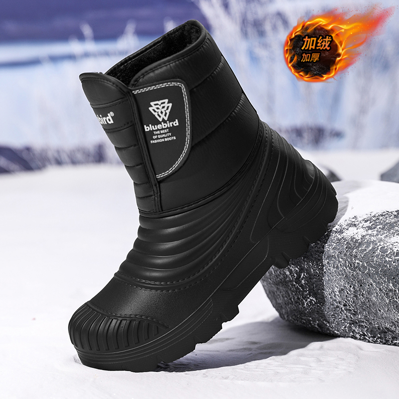 Waterproof Snow Boots Large Si - مراجعة Winter Clothing Material وسعره