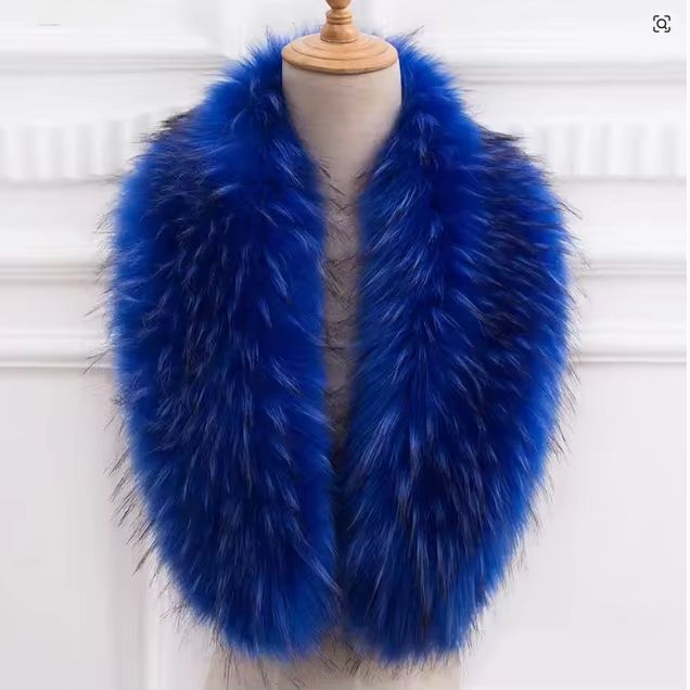 Natural Fur Collar Real raccoo - مراجعة Winter Clothing Outdoor وسعره