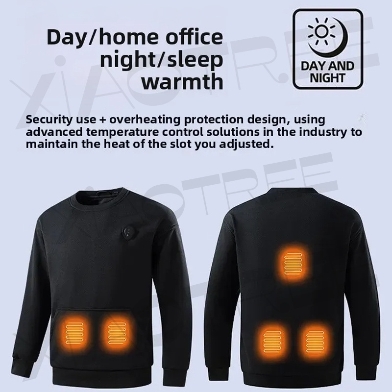 New USB Heated Hoodie, Men's F - مراجعة Winter Clothing Outdoor وسعره