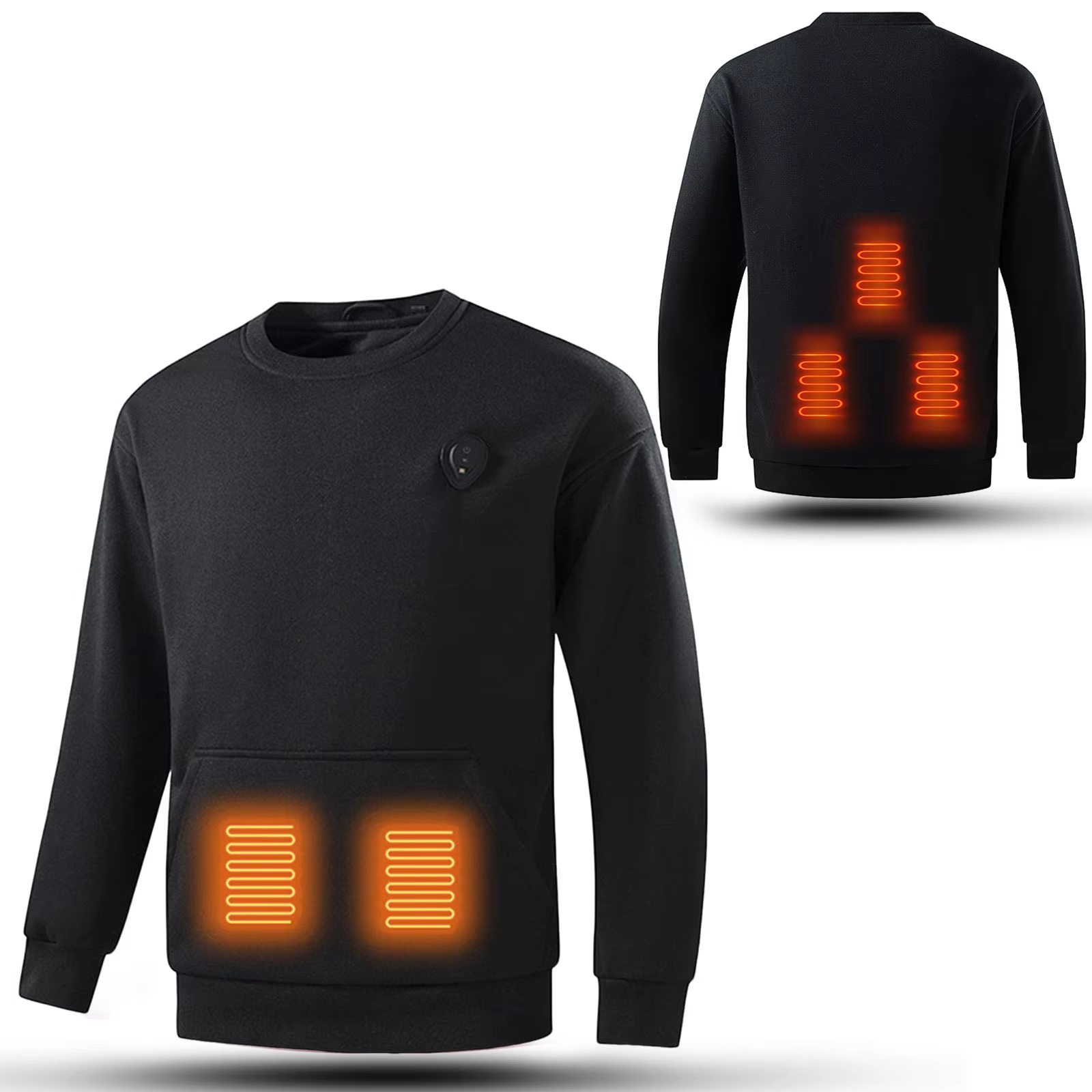 New USB Heated Hoodie, Men's F - مراجعة Winter Clothing Outdoor وسعره