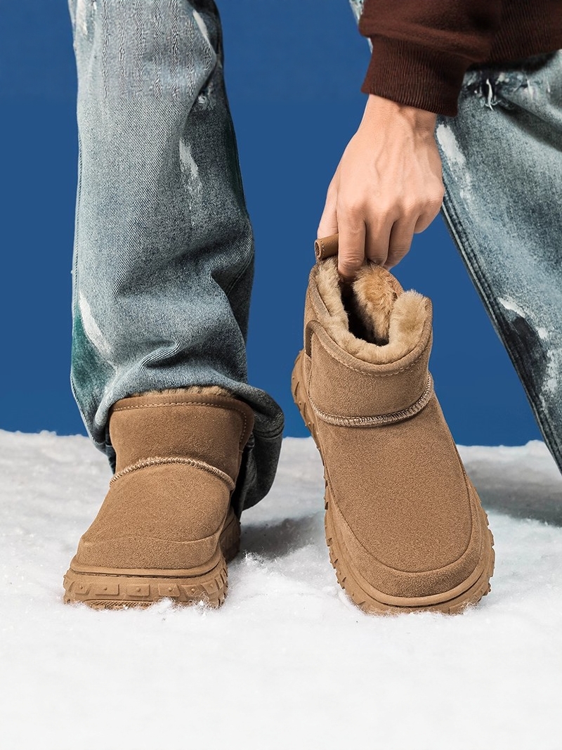 Men's Winter Snow Boots Fur Li - مراجعة Snow Boot Fur Lined وسعره