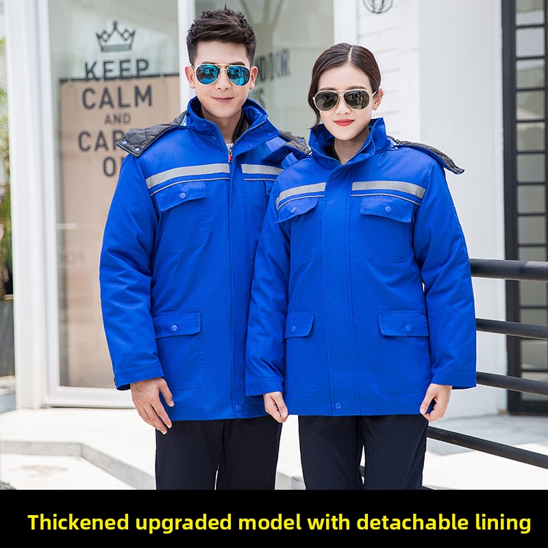 Thickened Winter Work Uniform  - مراجعة Winter Clothing Storage وسعره