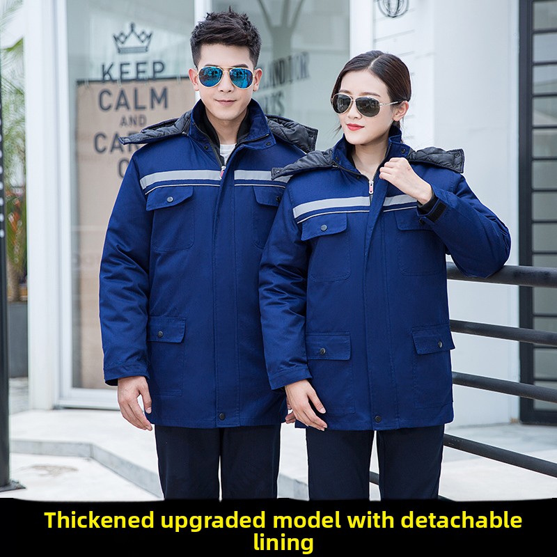 Thickened Winter Work Uniform  - مراجعة Winter Clothing Storage وسعره