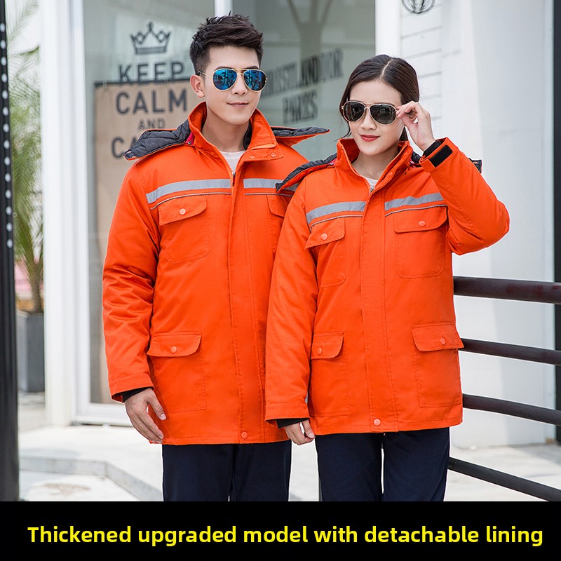 Thickened Winter Work Uniform  - مراجعة Winter Clothing Storage وسعره