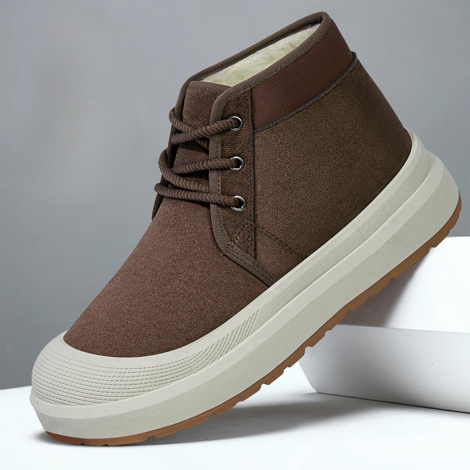 Winter Men's Snow Boots Warm F - مراجعة Snow Boot Fur Lined وسعره