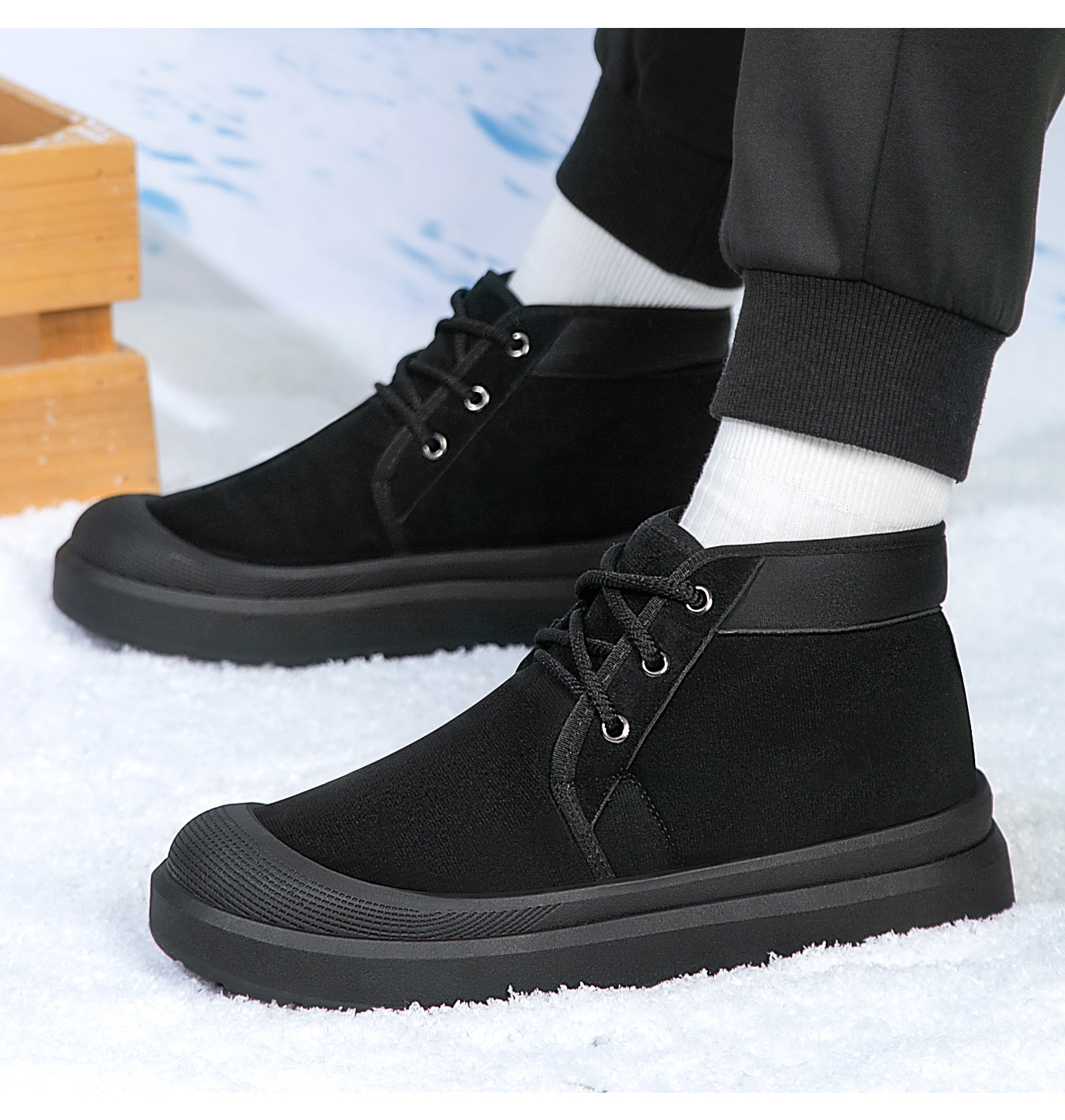 Winter Men's Snow Boots Warm F - مراجعة Snow Boot Fur Lined وسعره