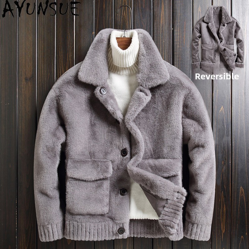 AYUNSUE Winter Faux Mink Fur M - مراجعة Quality Winter Clothing Jacket وسعره
