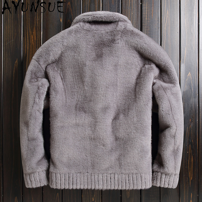 AYUNSUE Winter Faux Mink Fur M - مراجعة Quality Winter Clothing Jacket وسعره