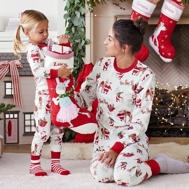 Xmas Family Look Pyjamas Santa - مراجعة Winter Clothing Looks وسعره