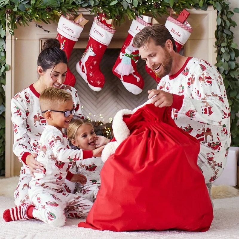Xmas Family Look Pyjamas Santa - مراجعة Winter Clothing Looks وسعره