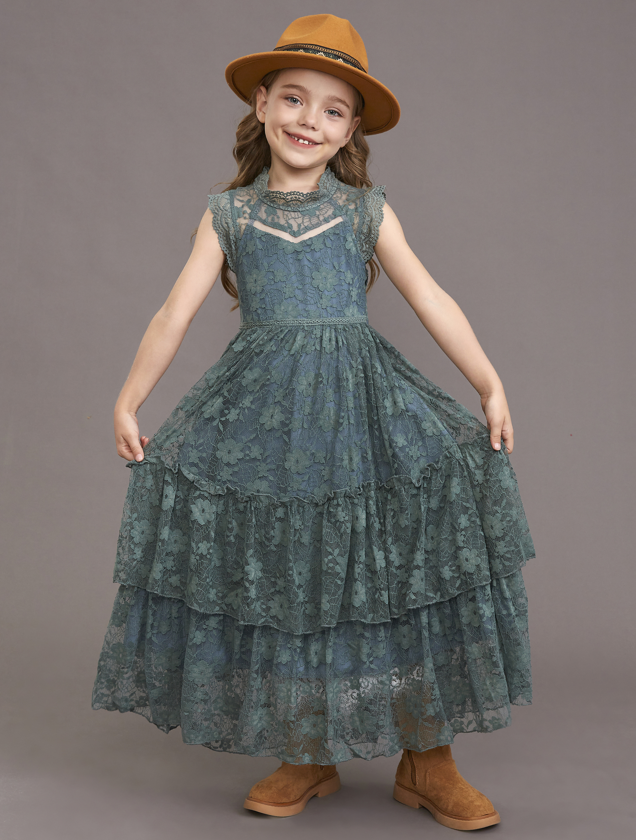 Girls Flower Dress Lace Cotton - مراجعة Winter Clothing Storage وسعره
